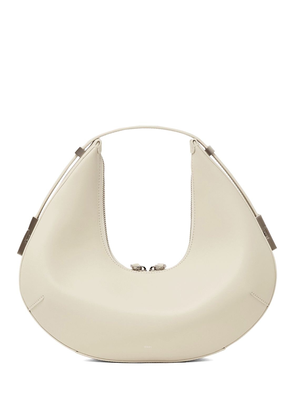 Shop Osoi Toni Hobo Leather Shoulder Bag In Cream