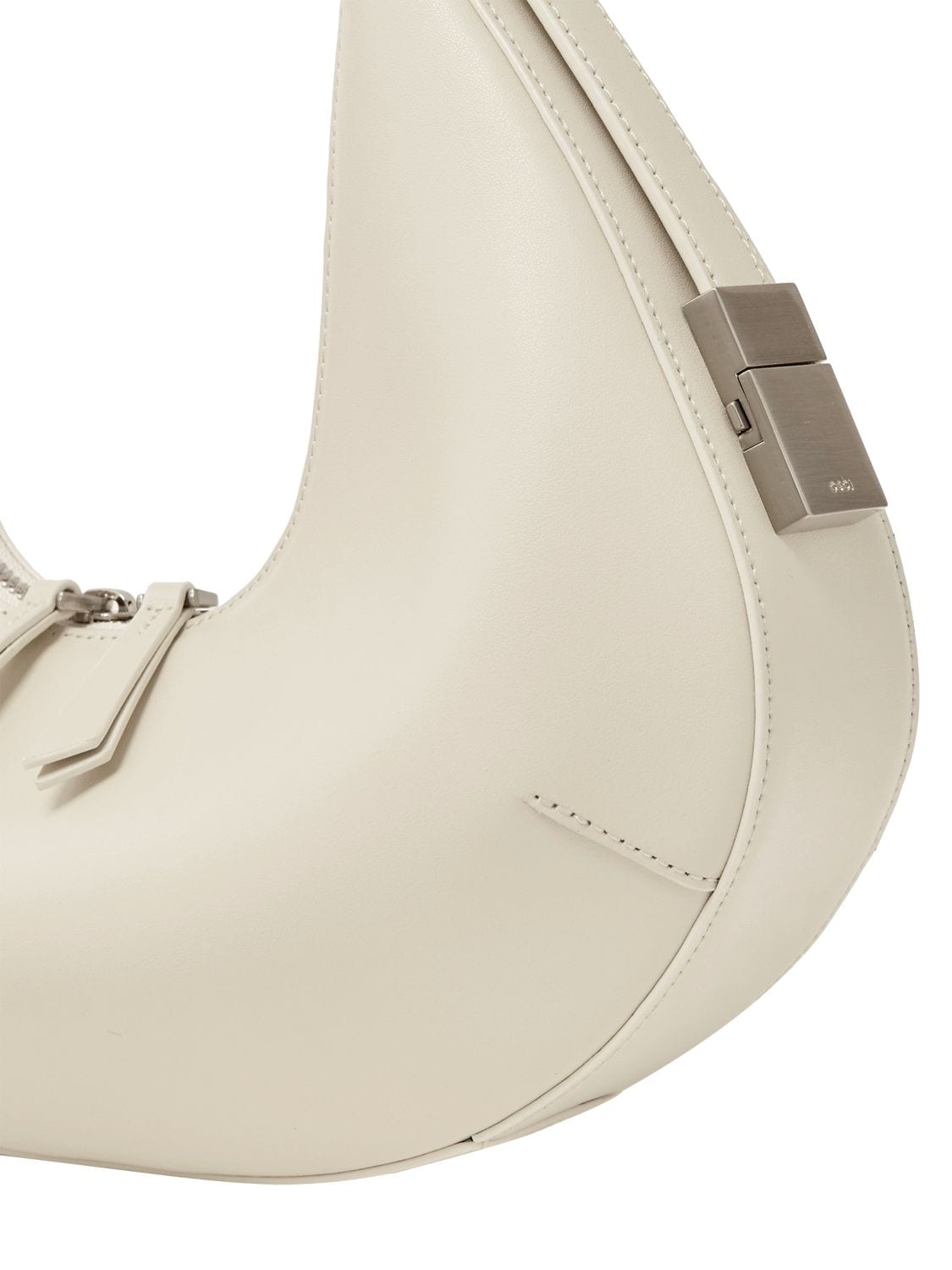 Shop Osoi Toni Hobo Leather Shoulder Bag In Cream