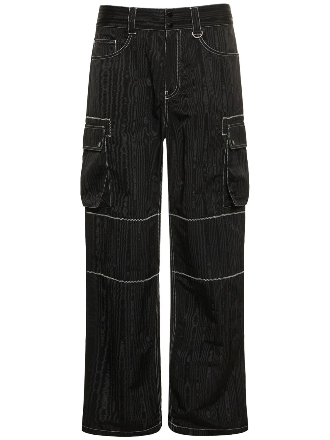 Recycled Polyester Moiré Cargo Pants