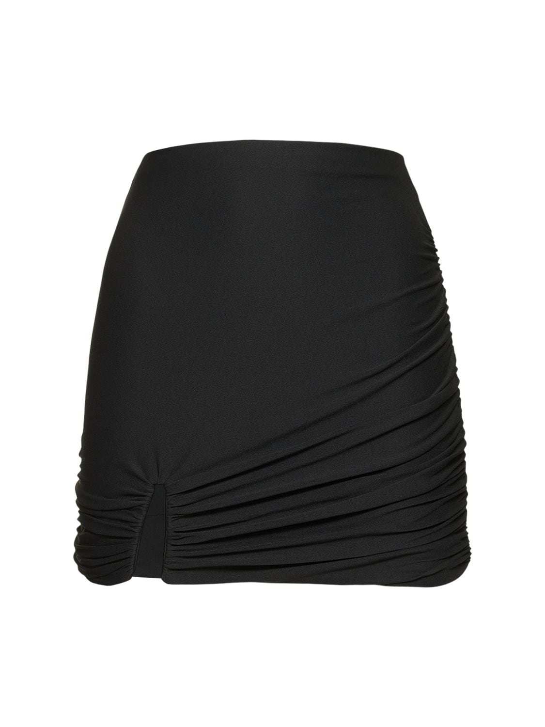 Alix Nyc Hannah Jersey Mini Skirt In Black