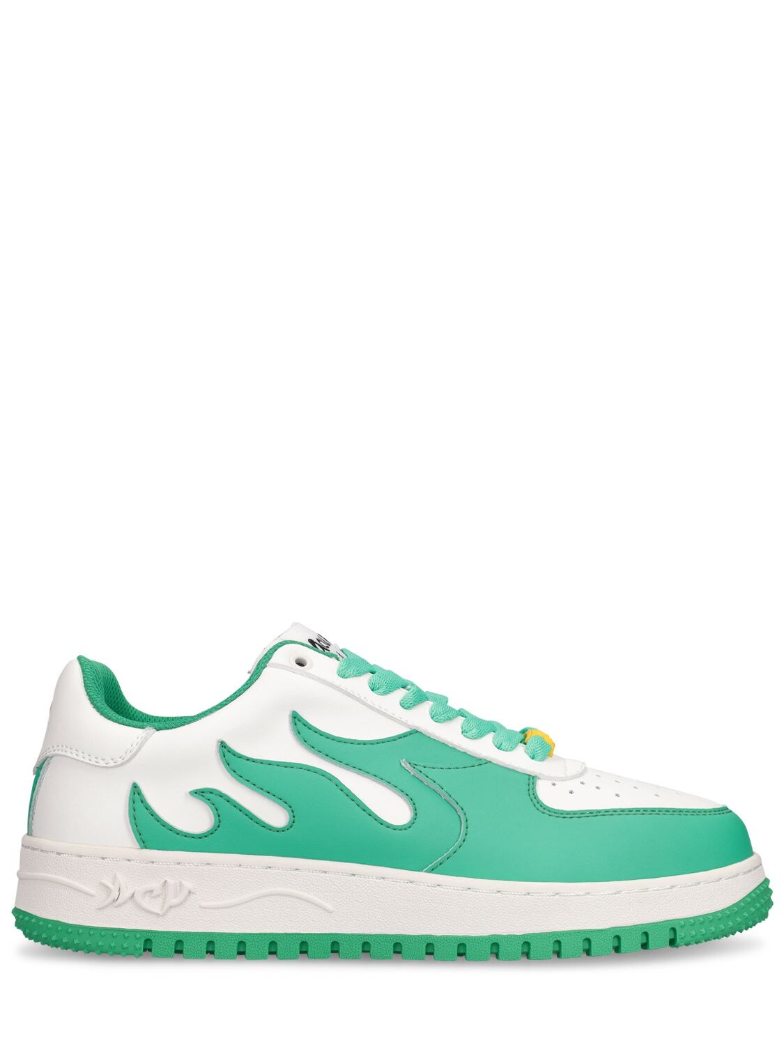 Acupuncture Acu Force Flame Sneakers In White,green