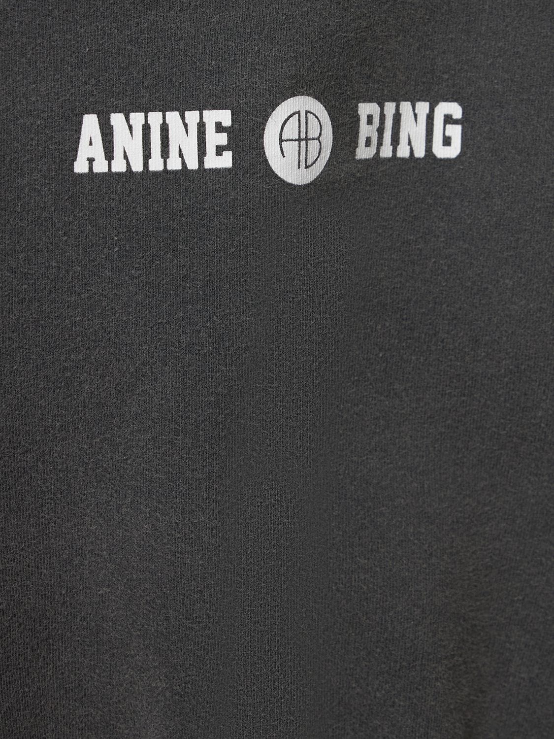 Shop Anine Bing Ramona Los Angeles University Sweatshirt In Black
