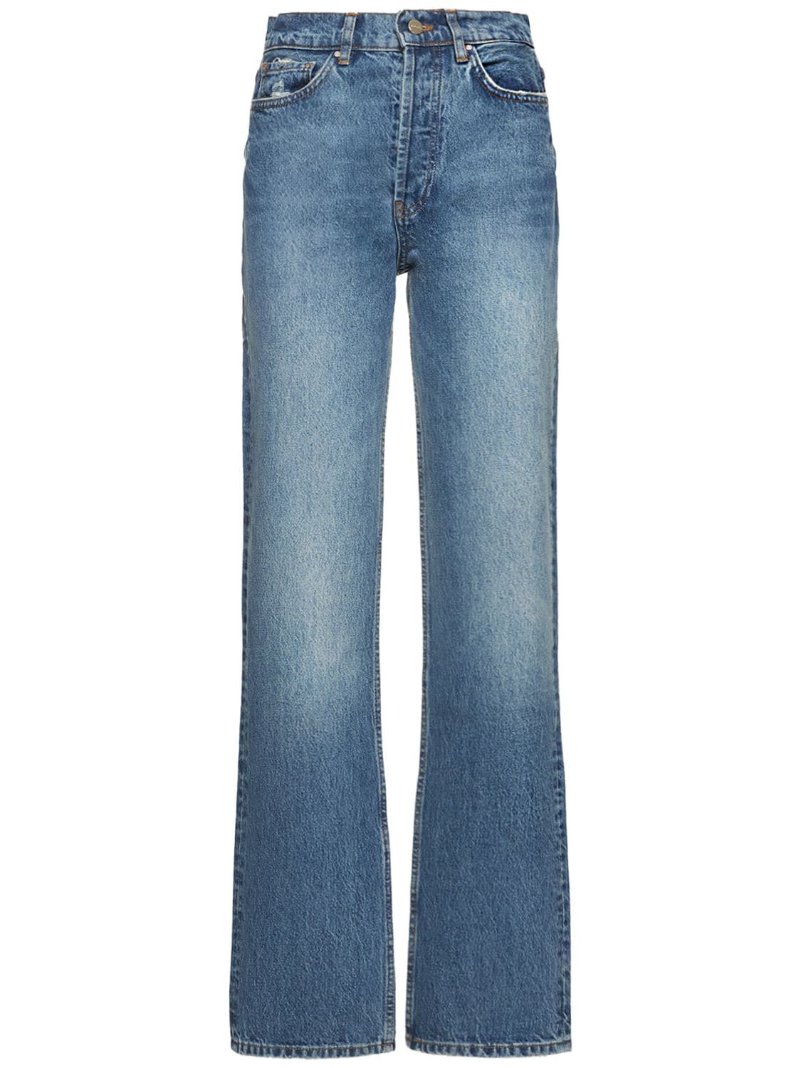 Kat Cotton Denim Straight Jeans
