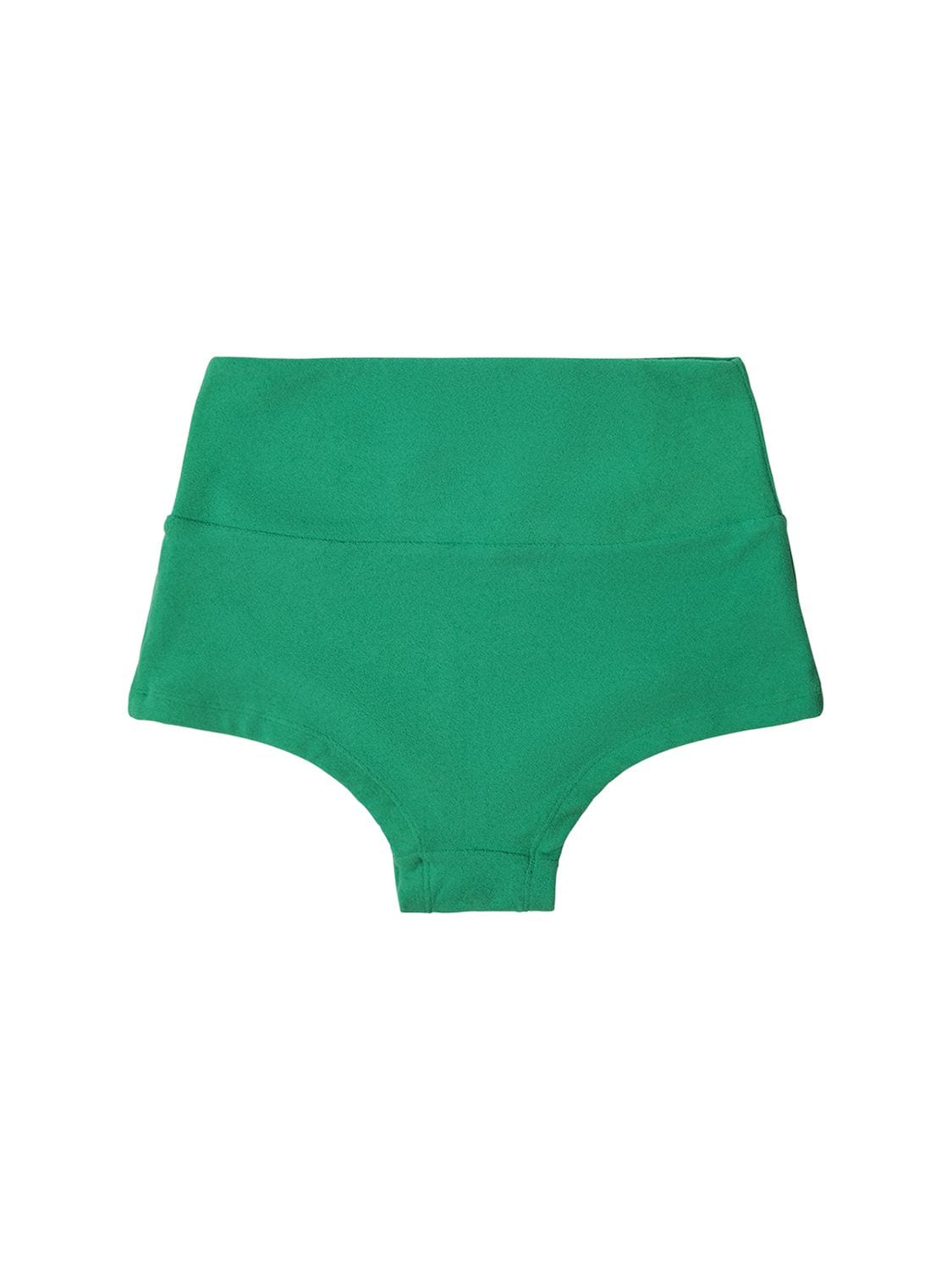 Shop Zulu & Zephyr Towelling Boy Bikini Bottom Shorts In Green