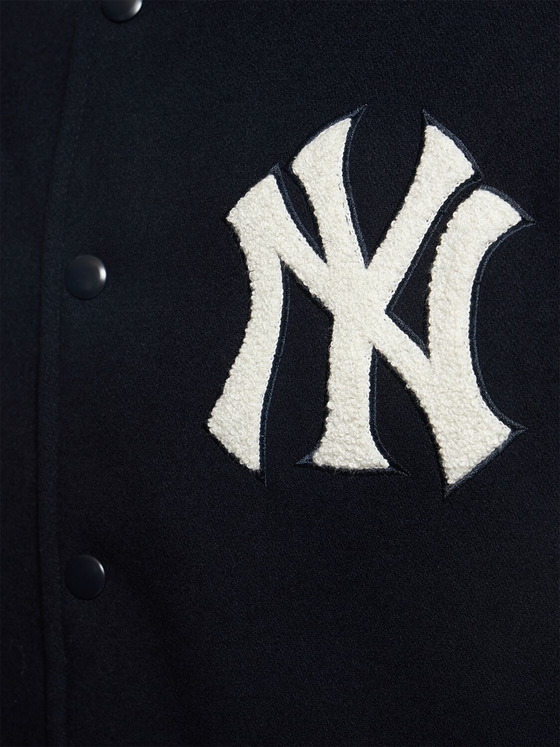 Wool/Leather New York Yankees Black Varsity Jacket - Jackets Masters
