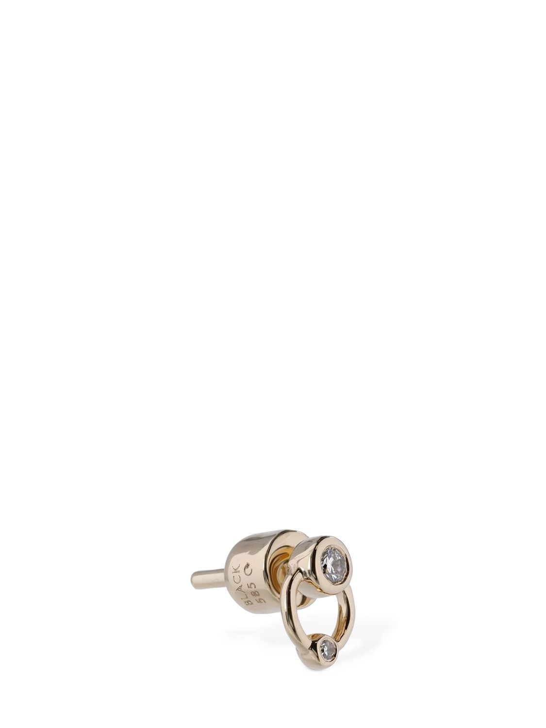 Image of Bardot 14kt Gold & Diamond Mono Earring
