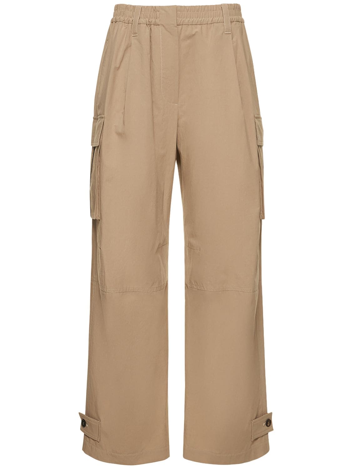 Wide cargo trousers