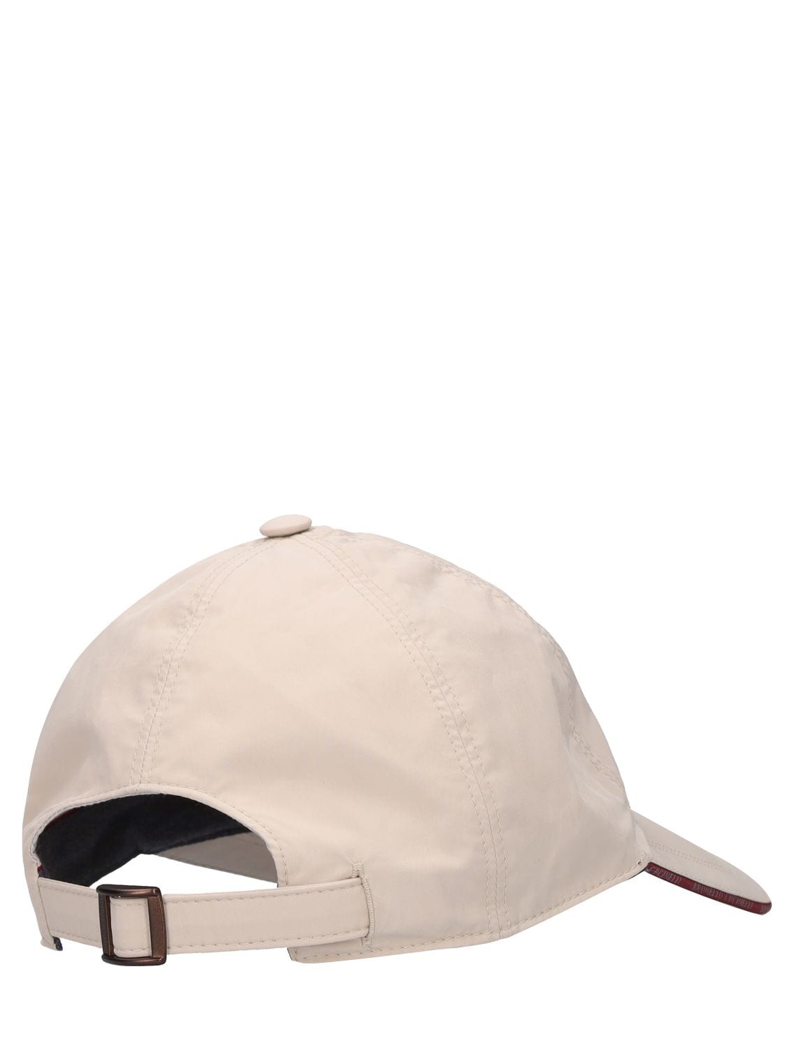 Shop Brunello Cucinelli Embroidered Logo Baseball Hat In Clay