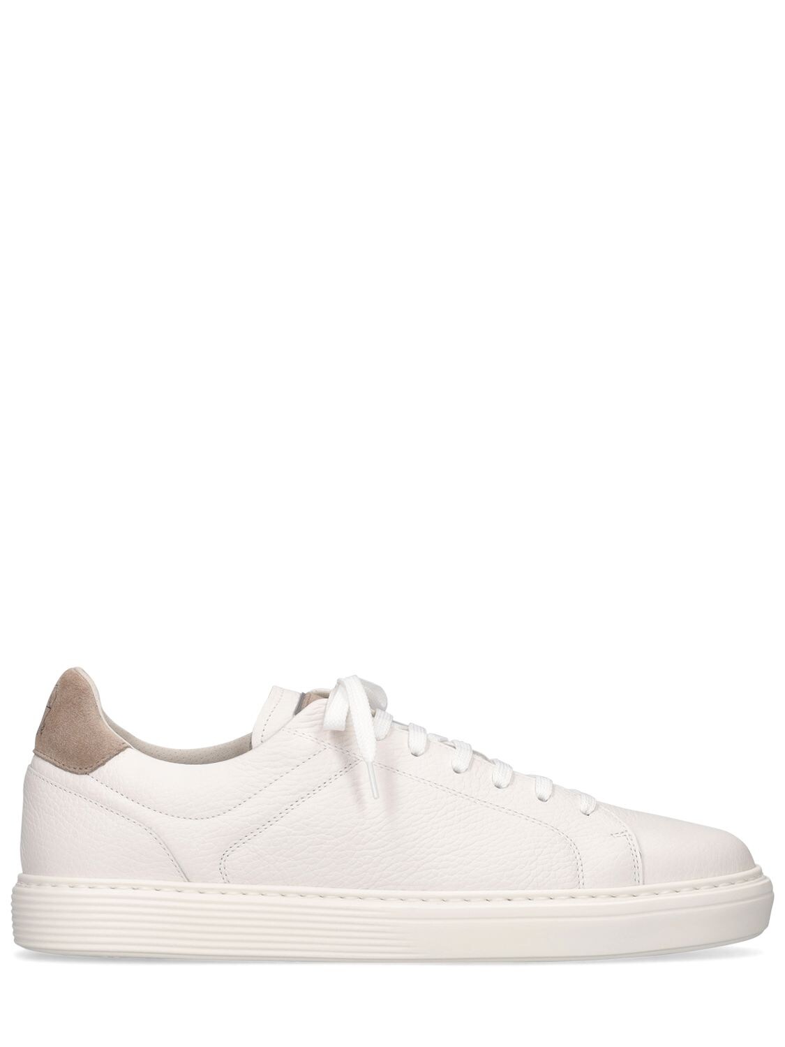 BRUNELLO CUCINELLI LEATHER SNEAKERS