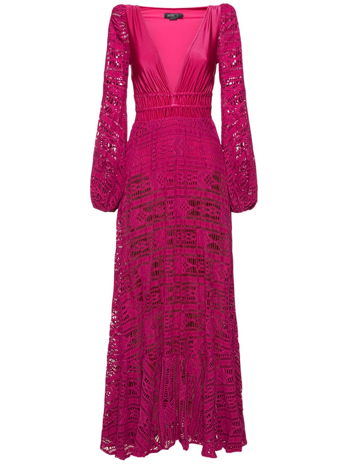 Crochet Deep V Neck Beach Long Dress – WOMEN > CLOTHING > DRESSES