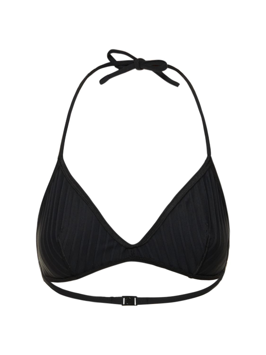 Eres Curacao Triangle Bikini Top In Black ModeSens