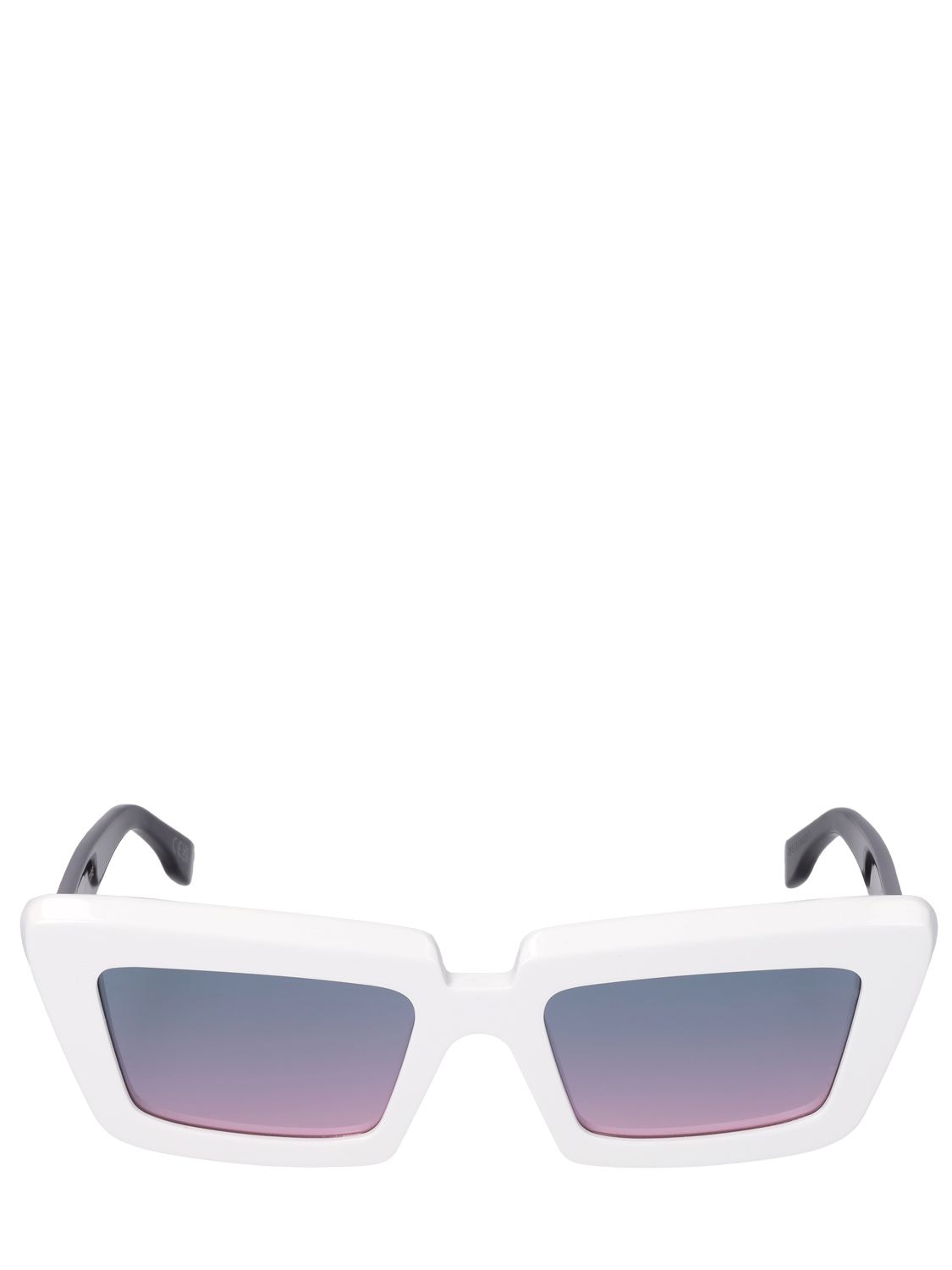 Shop Retrosuperfuture Coccodrillo Acetate Sunglasses In Multicolor