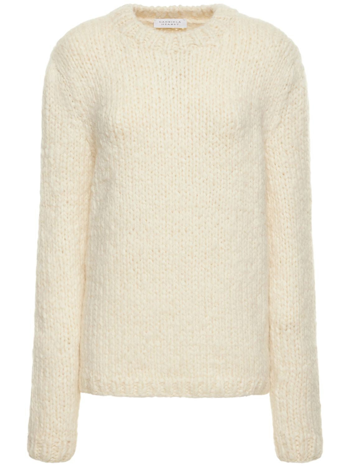 Gabriela Hearst Lawrence Cashmere Sweater In Ivory