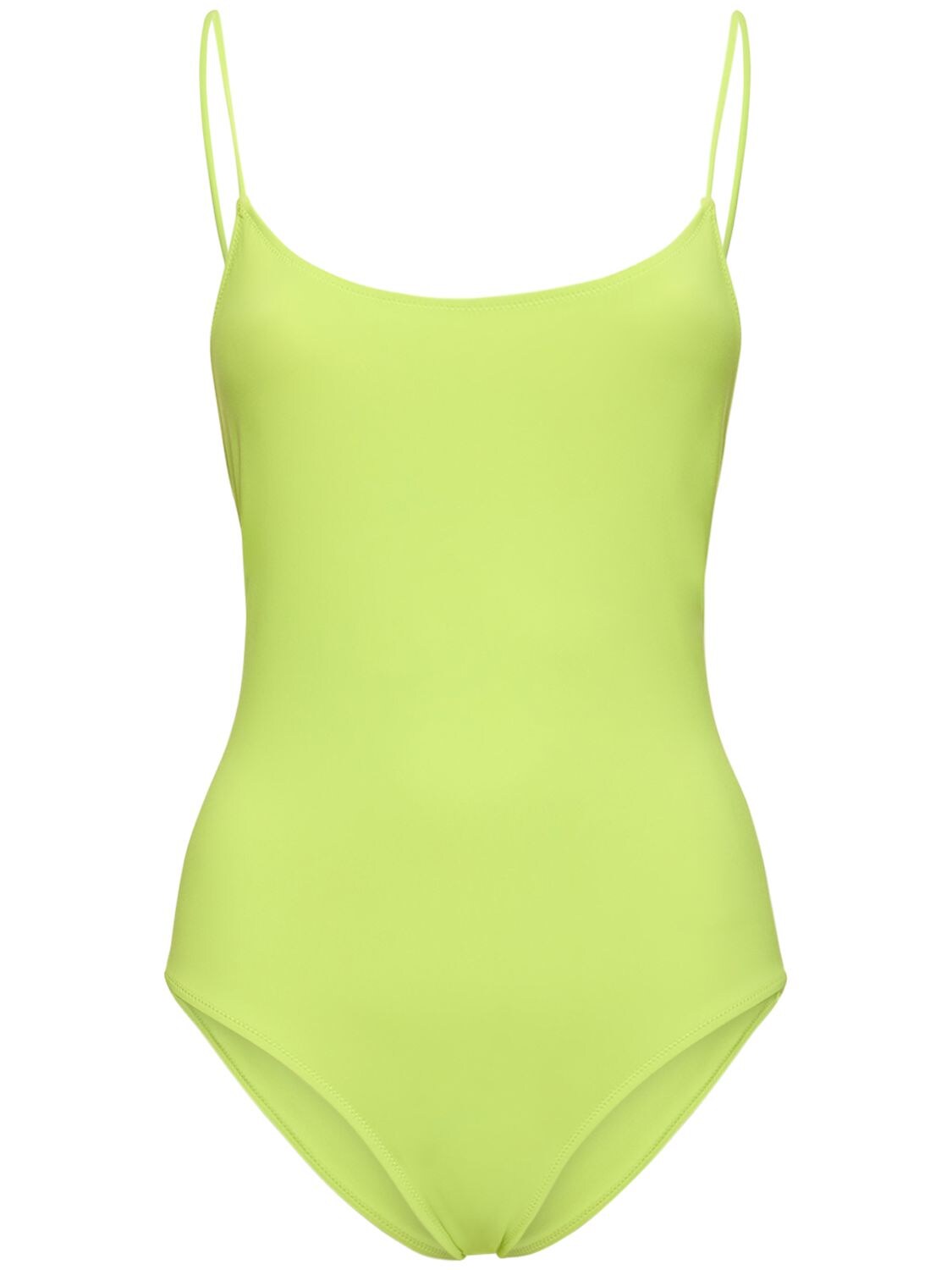 Shop Lido Trentasei One Piece Swimsuit In Lime Green