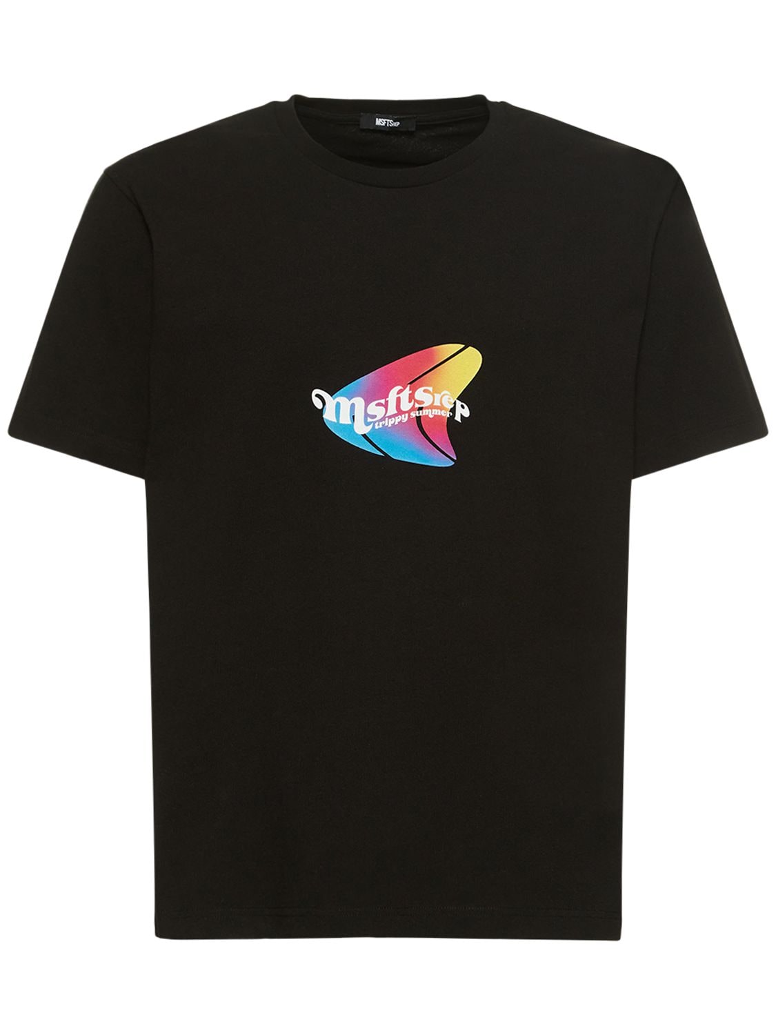 MSFTSREP Trippy Summer Print Cotton T-shirt