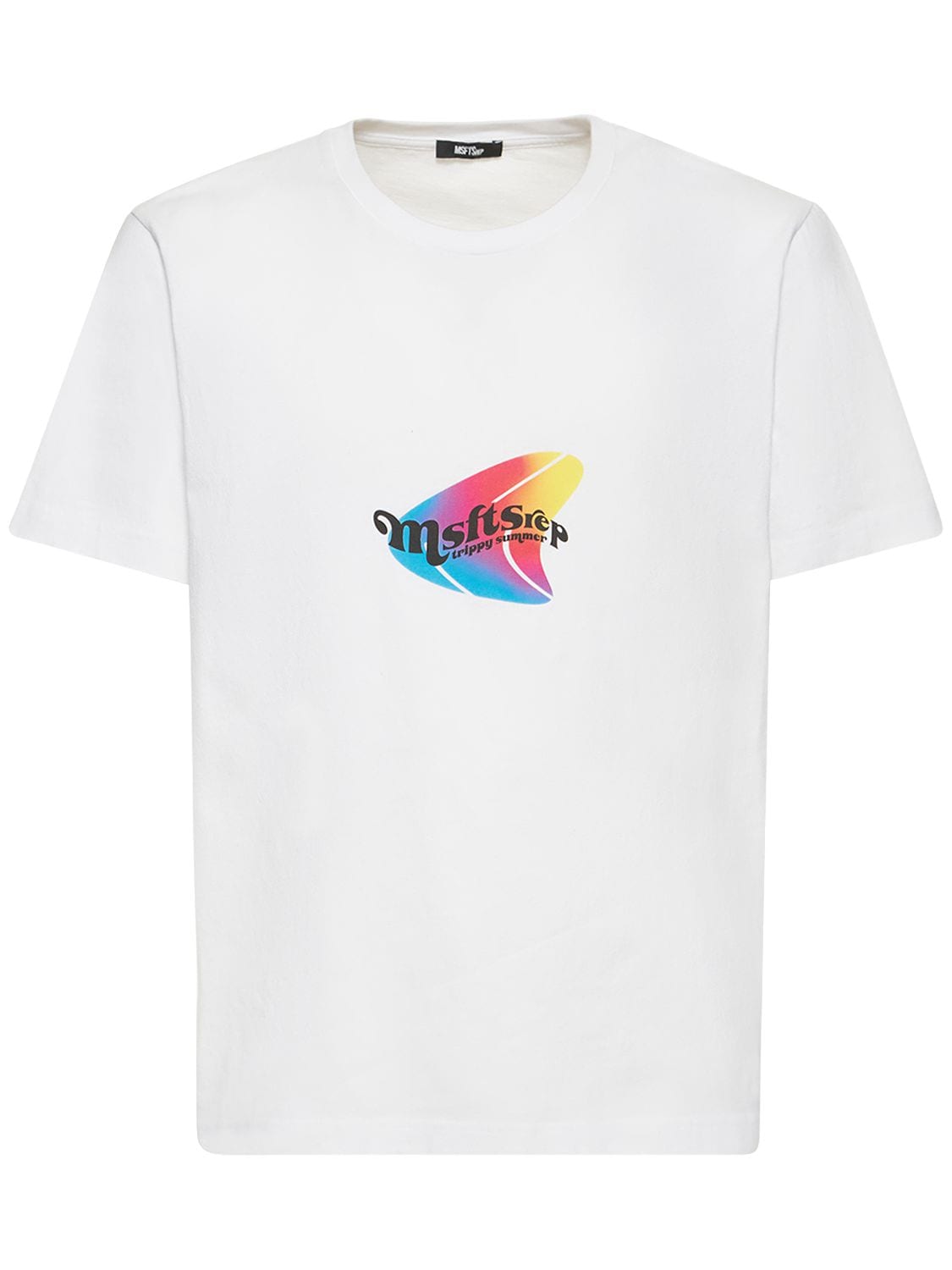 MSFTSREP Trippy Summer Print Cotton T-shirt
