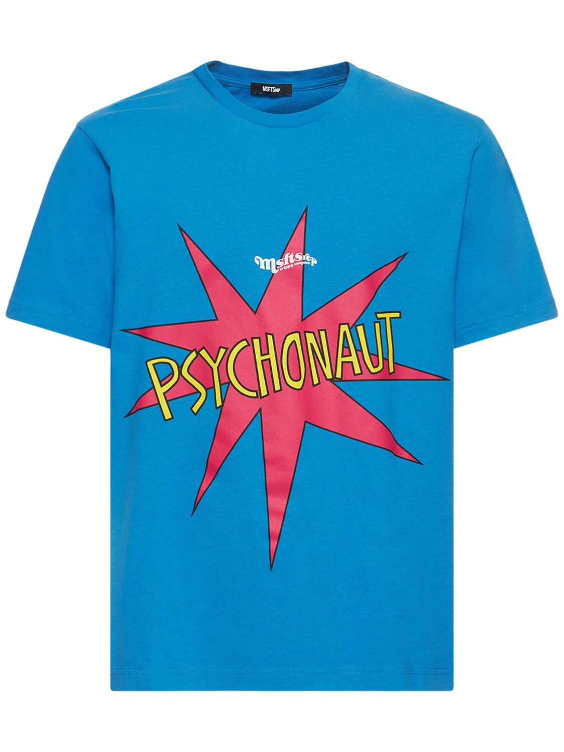 Psychonaut Print Cotton Jersey T-shirt – MEN > CLOTHING > T-SHIRTS