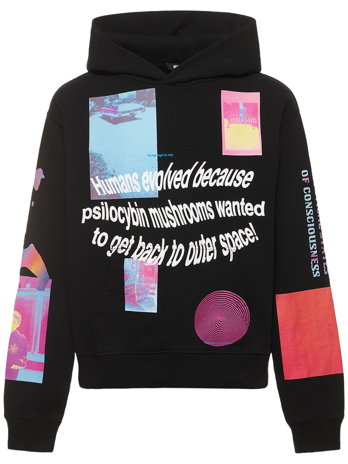 MSFTSREP Printed Oversize Cotton Hoodie