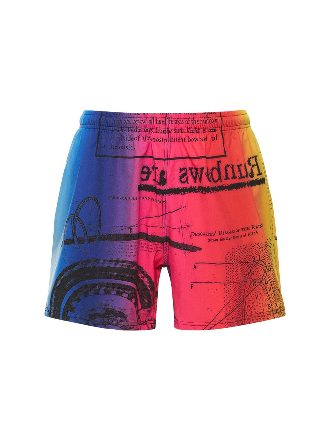 Trippy Summer Print Tech Swim Shorts – MEN > CLOTHING > SWIMWEAR