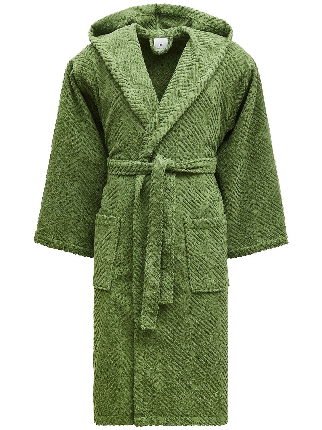 Lanerossi Phoenix Bath Robe In Forest Green