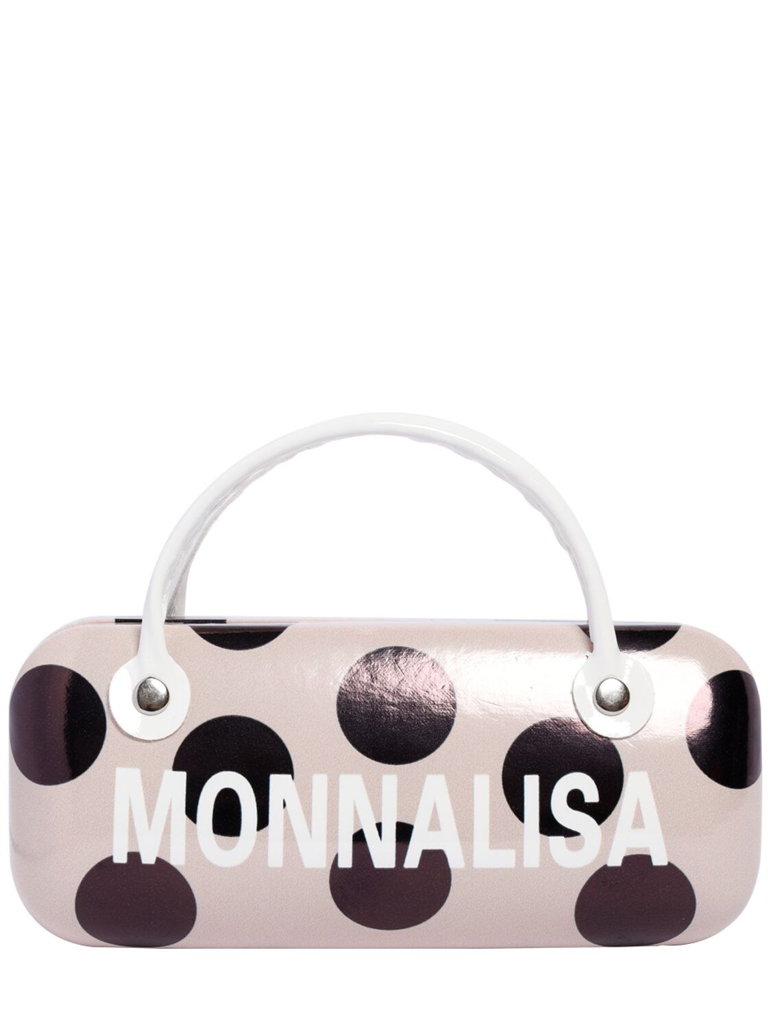 Shop Monnalisa Squared Polycarbonate Sunglasses In White