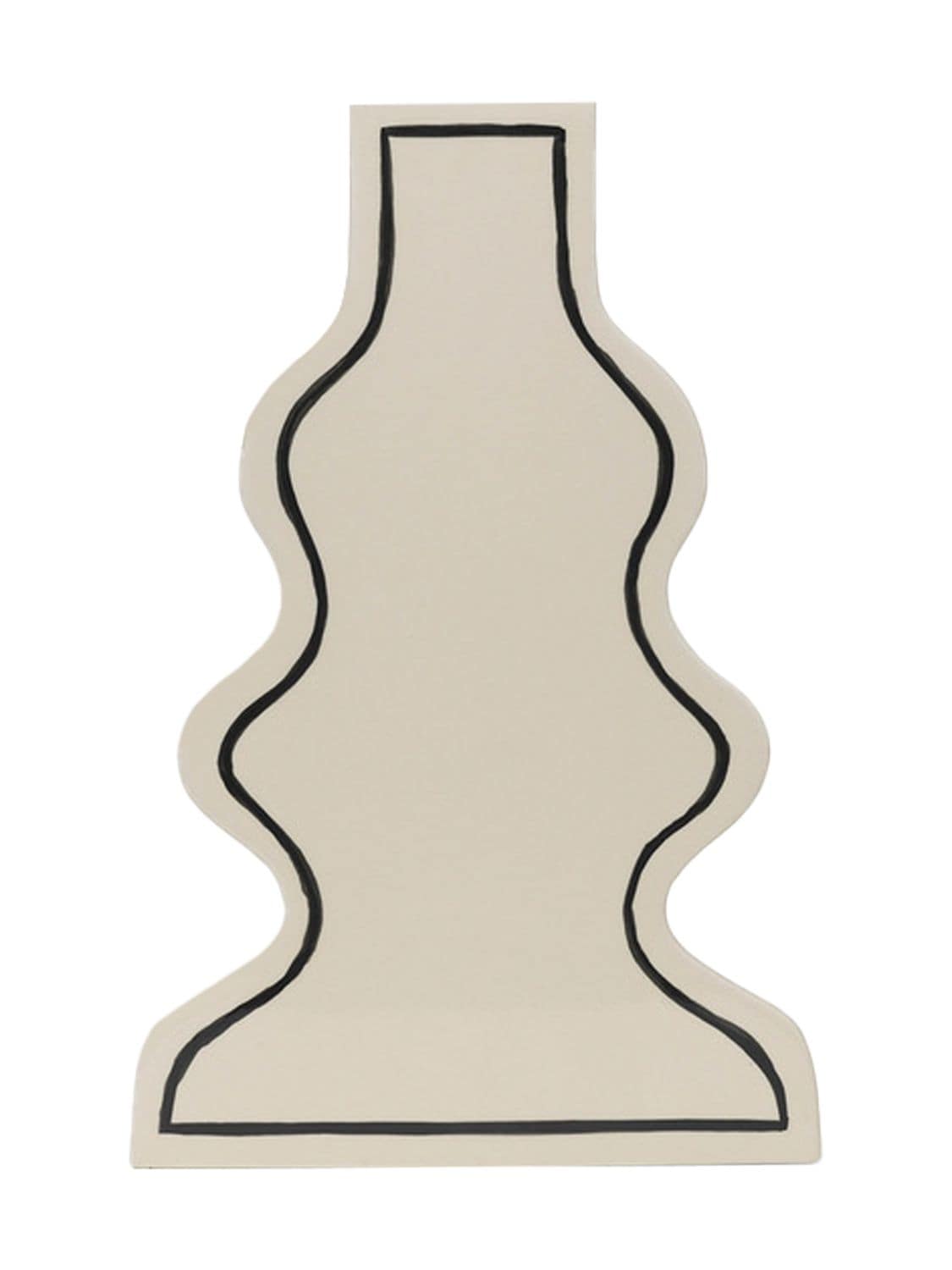Ferm Living Curvy Paste Vase In Off-white