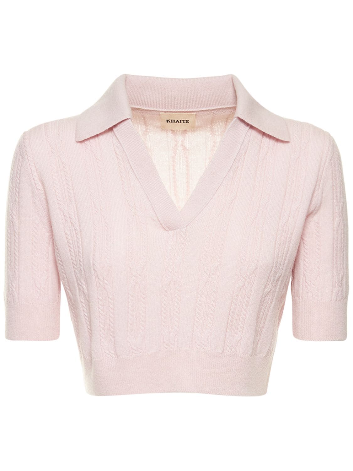Shop Khaite Lylith Cashmere Sweater In Light Pink