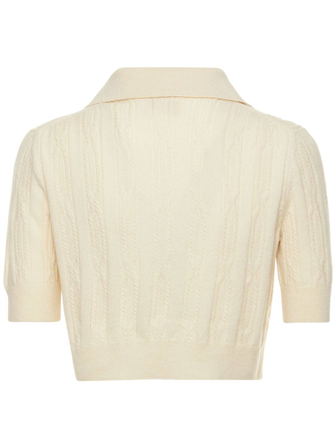 Shop Khaite Lylith Cashmere Sweater In Ivory