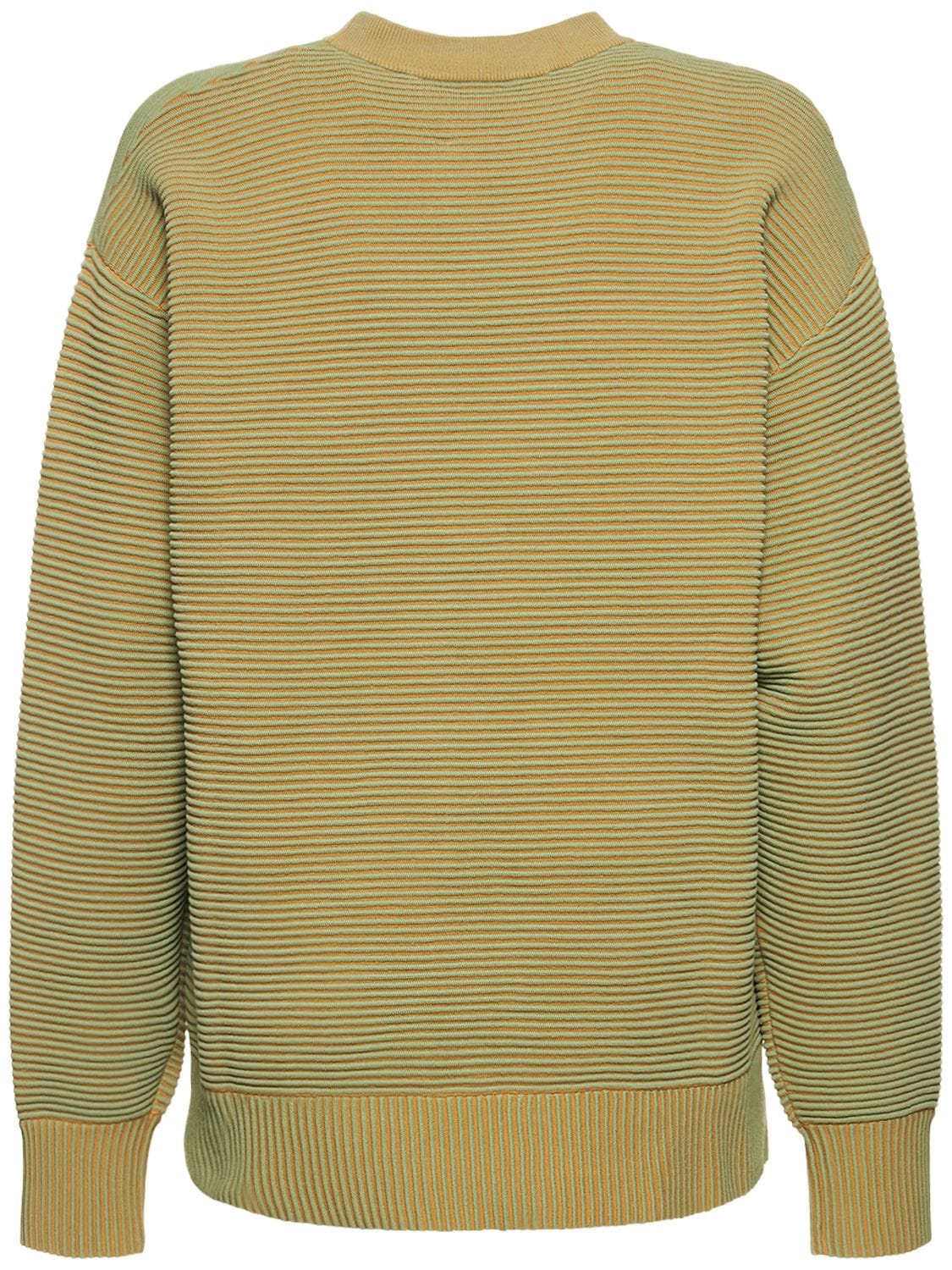Shop Nagnata Sonny Cotton Knit Sweater In Green