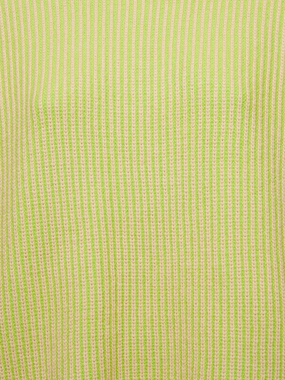 Shop Nagnata Hinterland Sweater In Lime Green