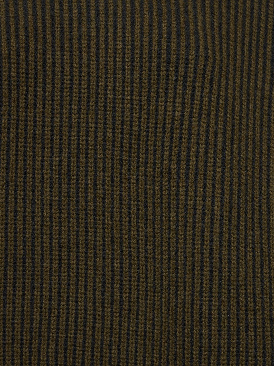 Shop Nagnata Hinterland Sweater In Green,brown