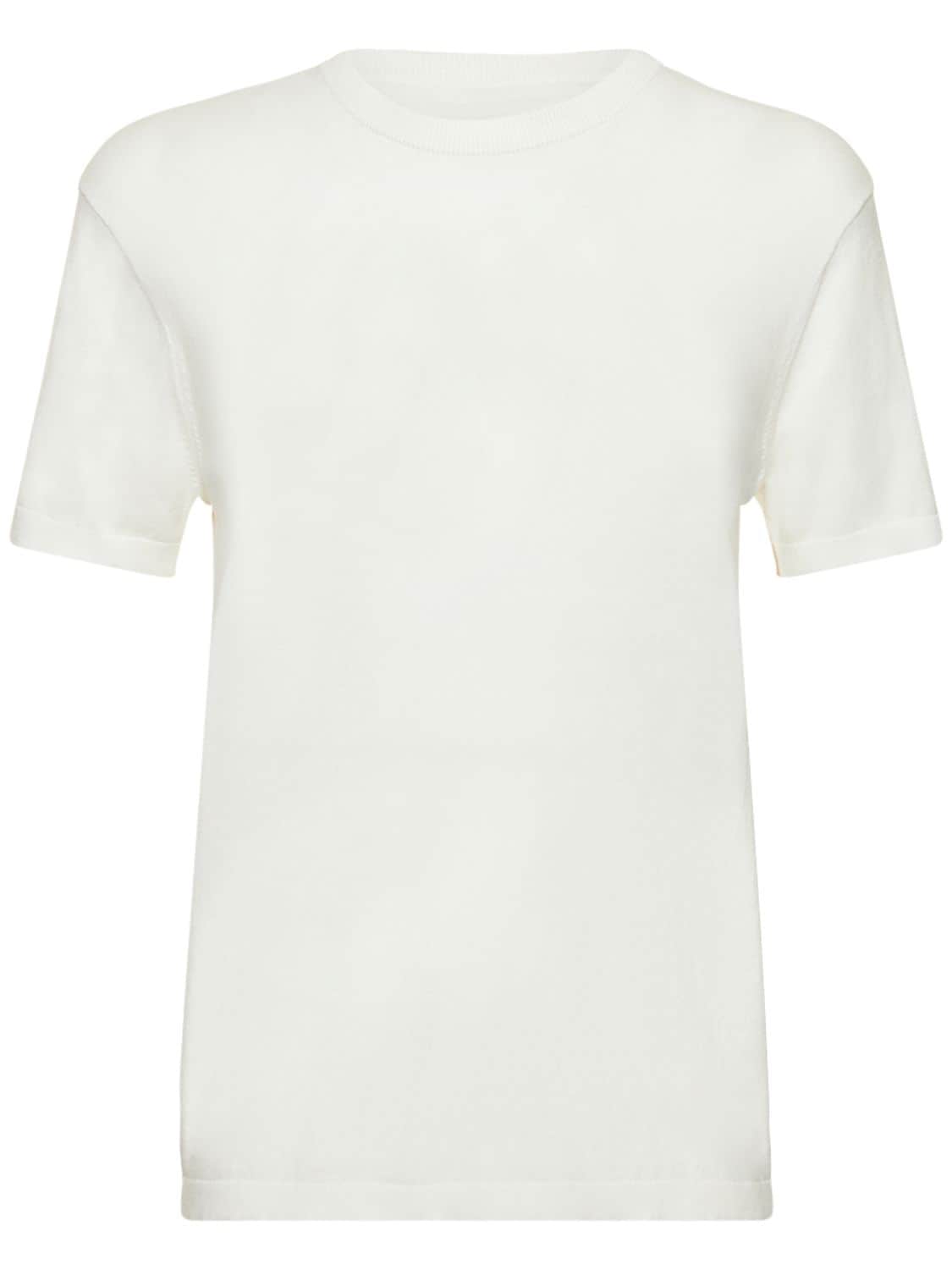 Shop Nagnata Highligther T-shirt In White