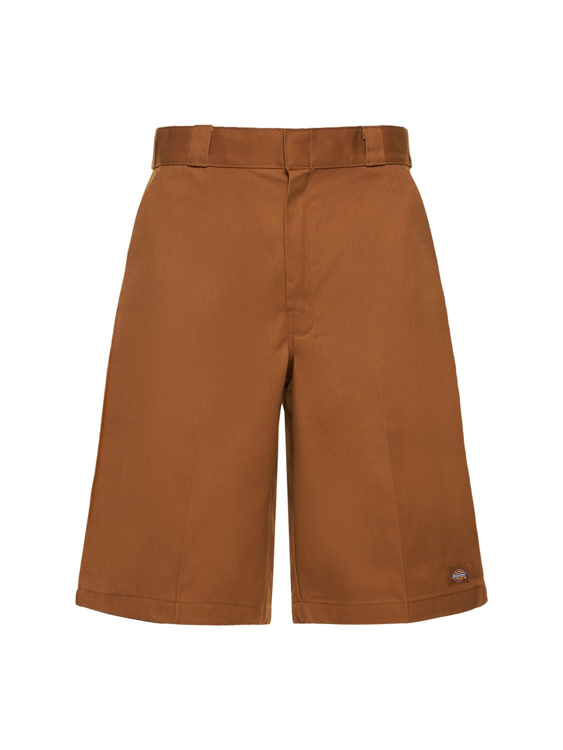 Dickies 13" Multi Pocket Cotton Blend Shorts In Brown Duck