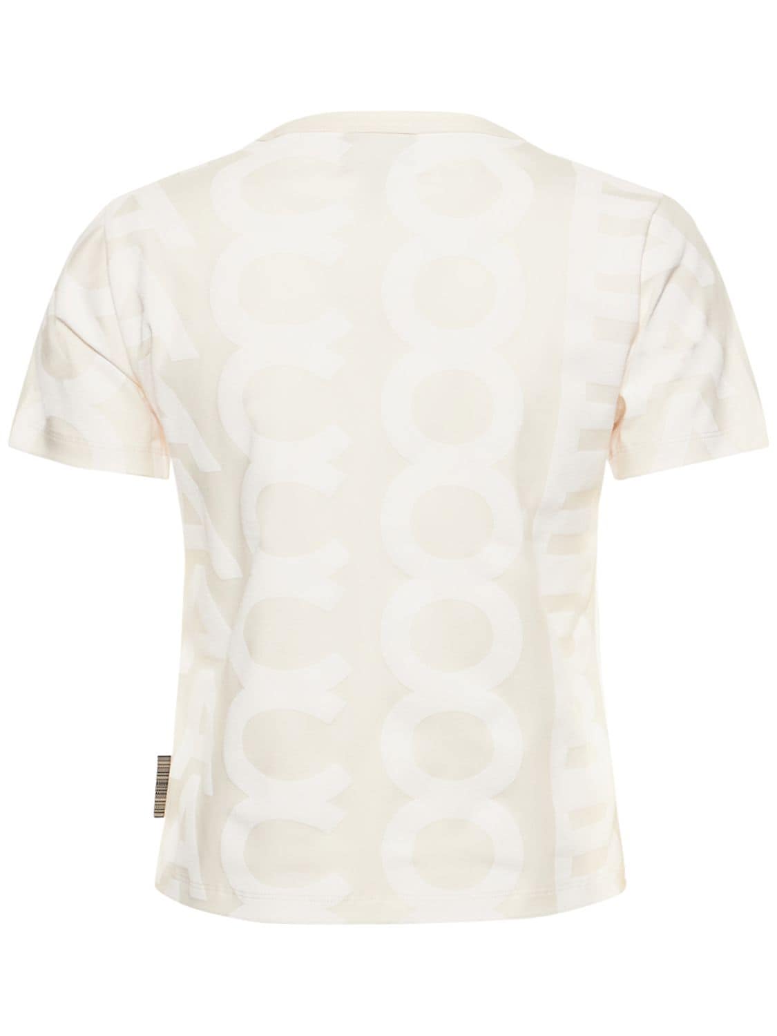 Shop Marc Jacobs The Monogram Baby Tee Cotton T-shirt In White