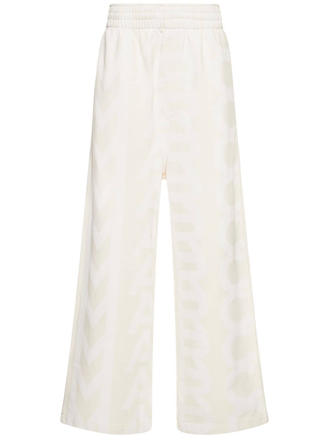 Marc Jacobs Monogram Oversize Sweatpants In White
