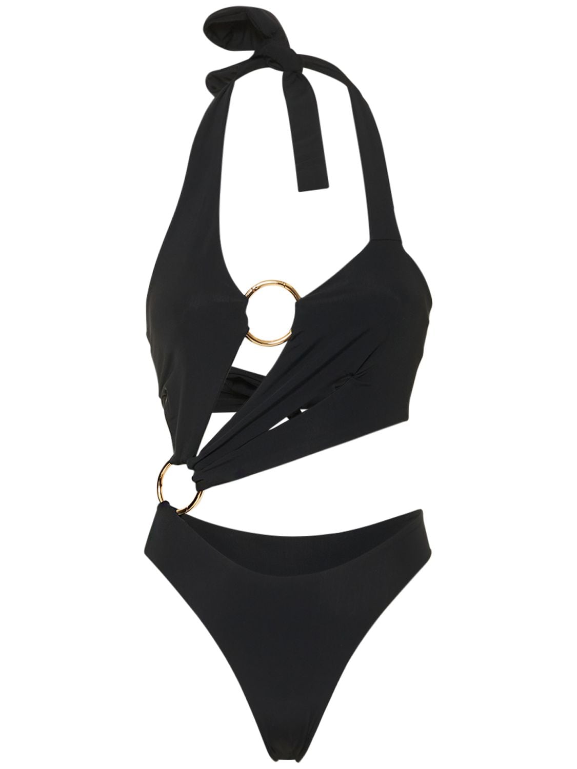 Louisa Ballou Sex Wax Onepiece Swimsuit In Black