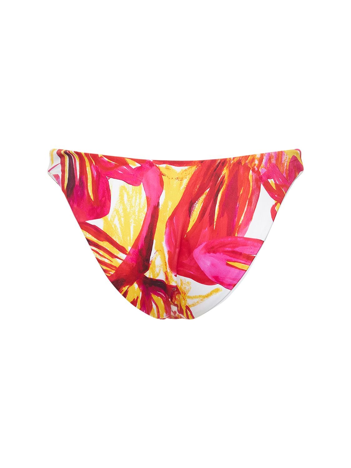 Shop Louisa Ballou Scoop Printed Bikini Bottom In Bunt