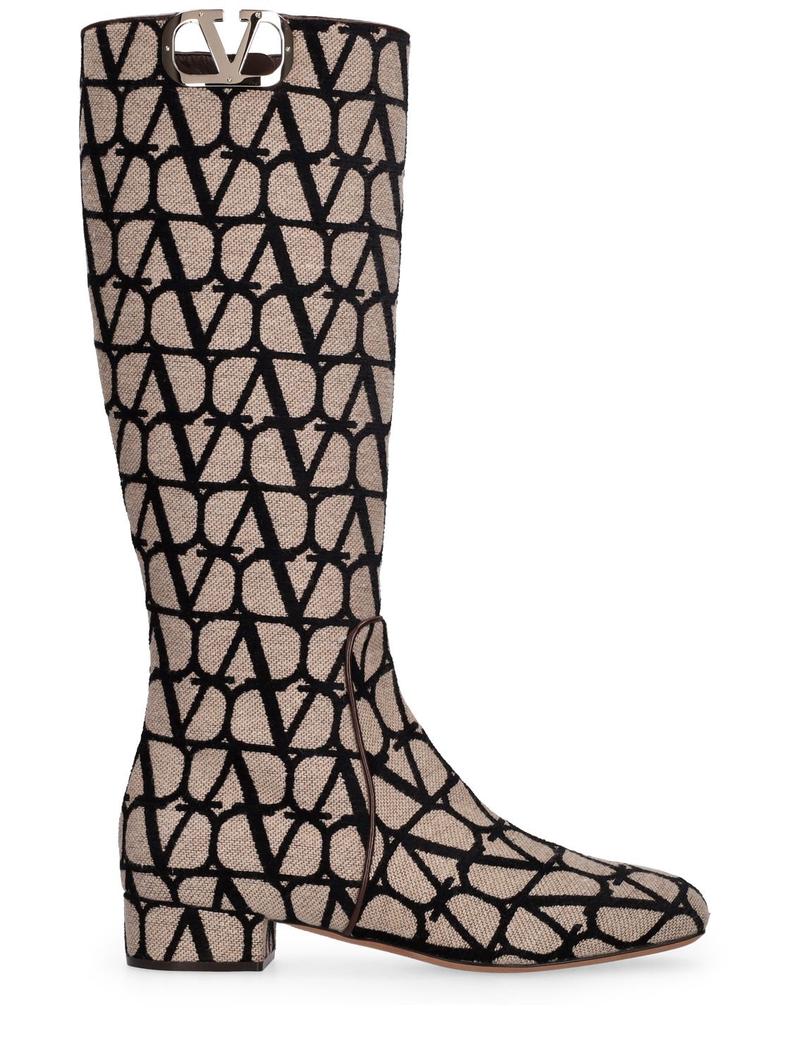 Image of 30mm Vlogo Jacquard Tall Boots