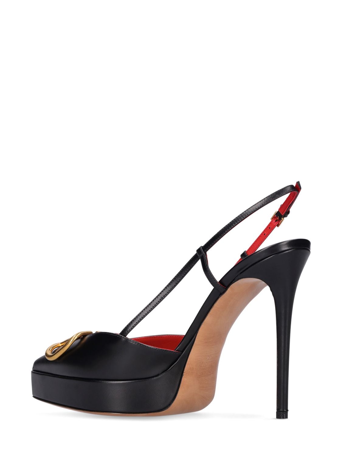 Valentino Garavani Vlogo Slingback Pump in Black