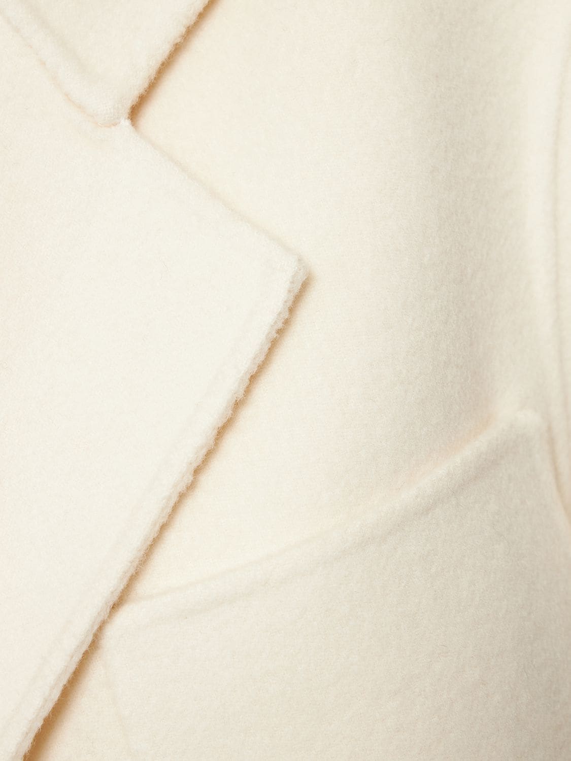 Totême Patch-pocket Wool Blazer In White