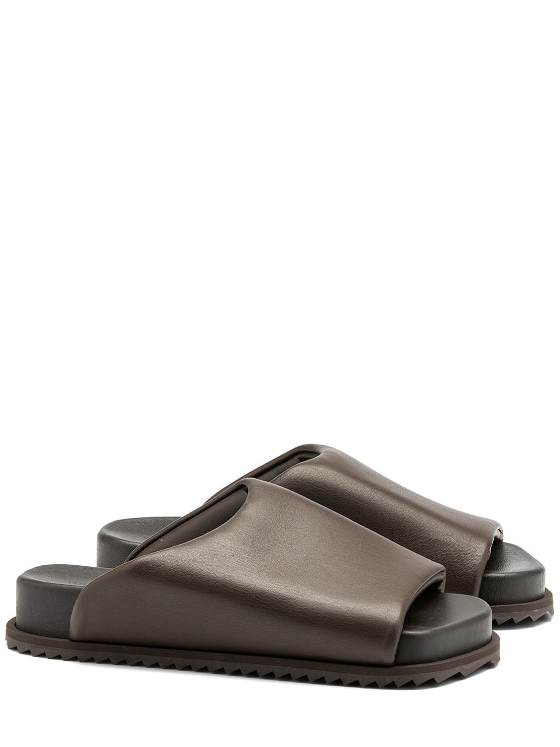 Shop Yume Yume Finn Vanquish Choco Slide Sandals In Brown
