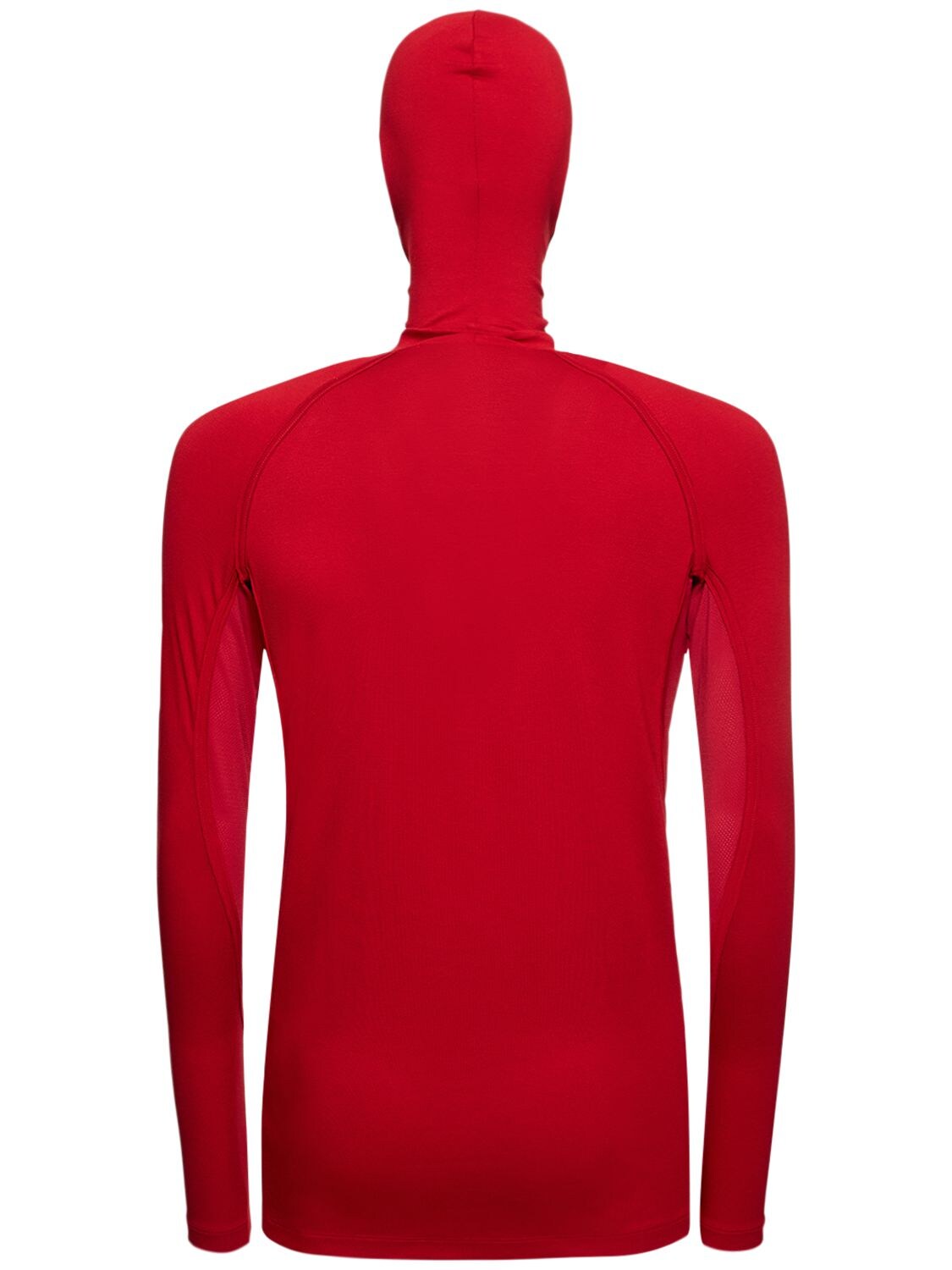 Shop Kusikohc Stretch Tech Top W/mask In Red