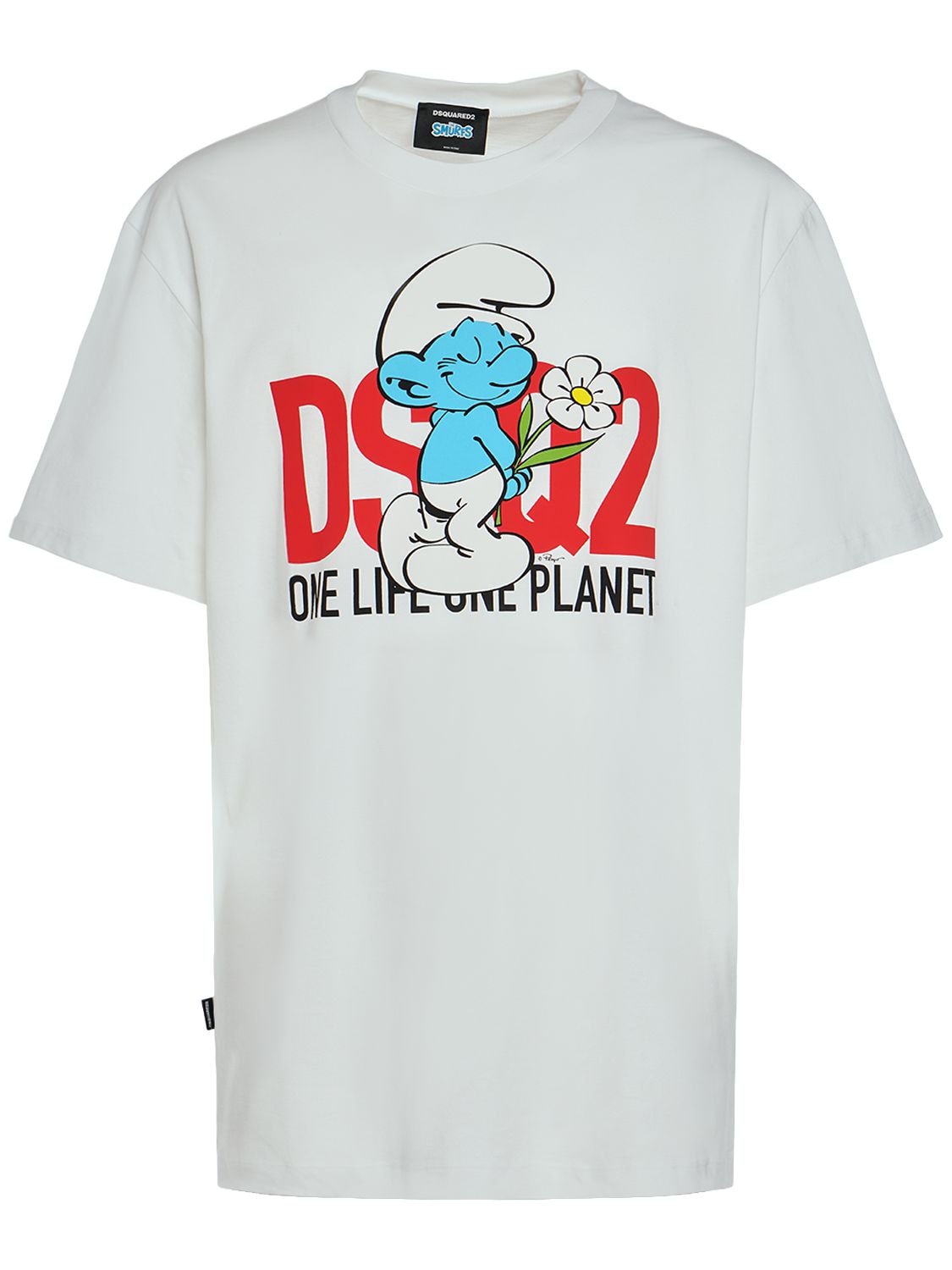 Dsquared2 Smurf In Love T-shirt In White | ModeSens