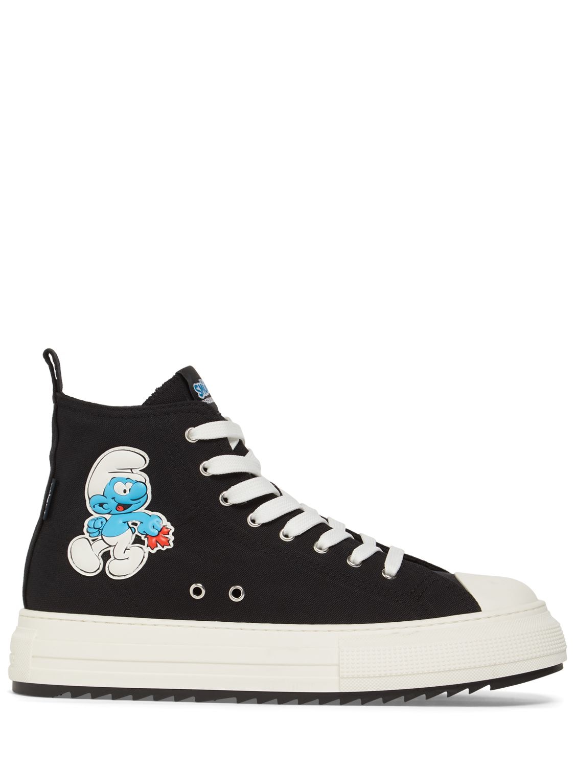 DSQUARED2 HANDY SMURF HIGH TOP SNEAKERS