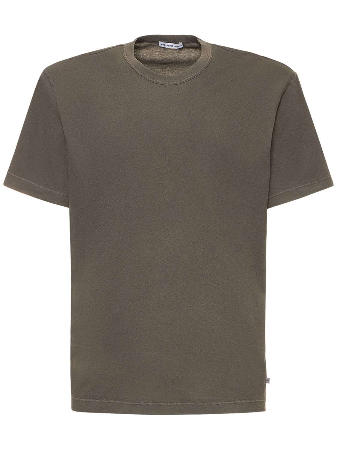 James Perse Lightweight Cotton Jersey T-shirt In River Rock