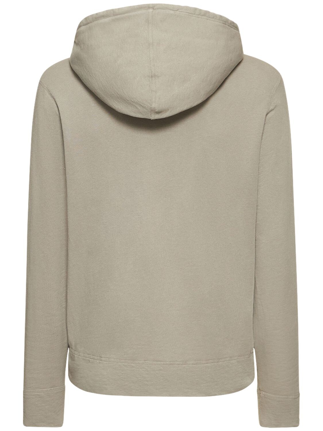 JAMES PERSE VINTAGE COTTON FRENCH TERRY ZIP HOODIE 