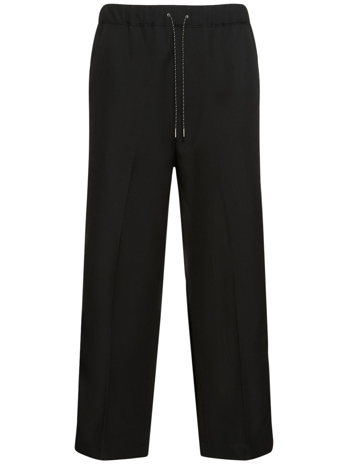 Oamc New Drawcord Trousers In Black