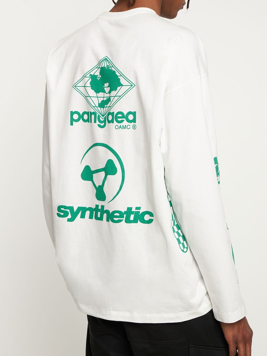 Oamc Pangea Longsleeve T-shirt In White | ModeSens