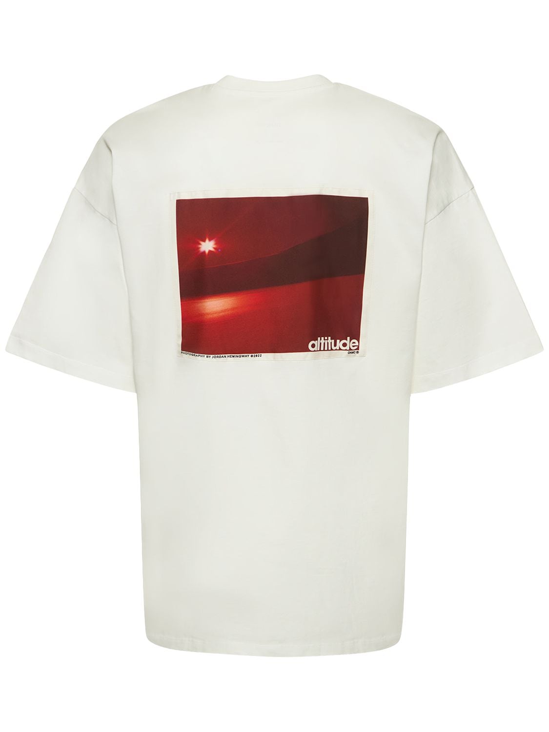 Oamc Altitude Cotton T-shirt In Off White | ModeSens