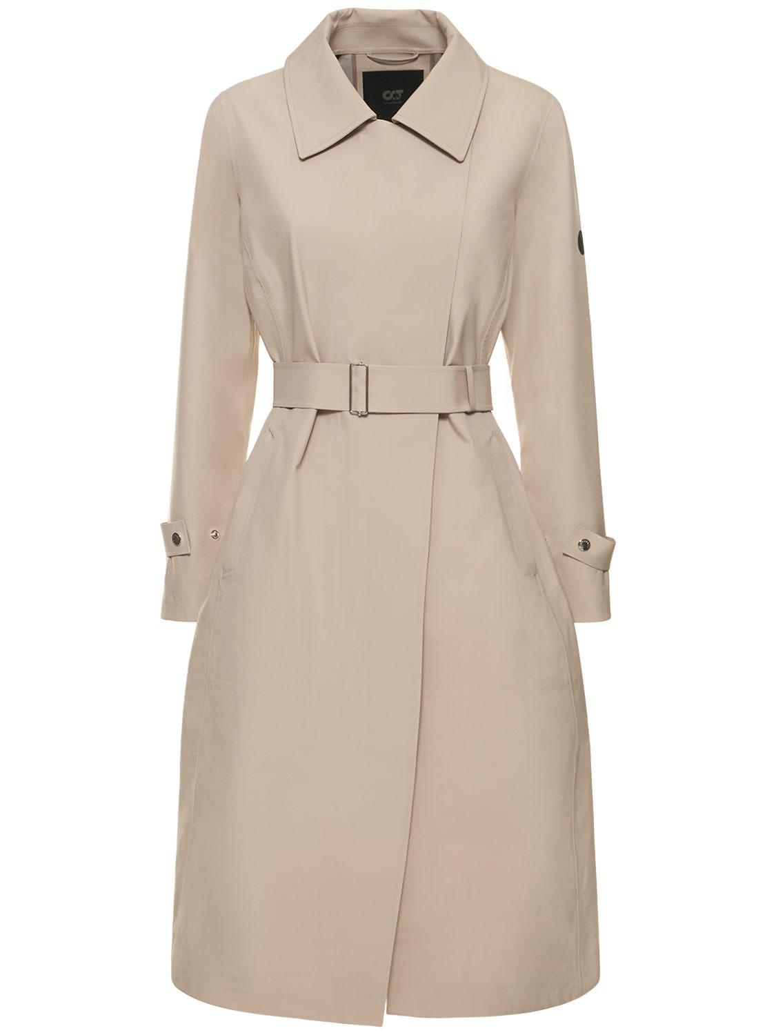 Alphatauri Omeca Trench Coat In Neutral